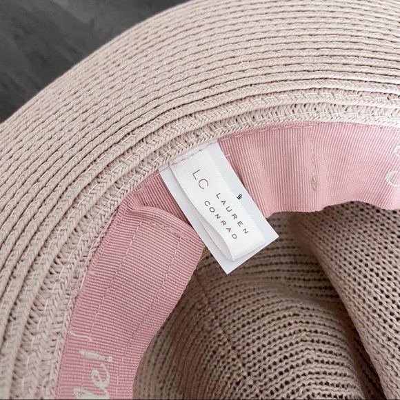Lauren Conrad Blush Textured Panama Hat - Picture 4 of 6